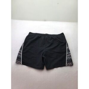 Nike Lined Swim Shorts Mens XL Black 8" inseam‎ Beach Water Sports